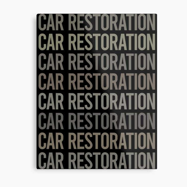 Item preview, Gray Text Art Car Restoration designed and sold by TarynBrown3126.