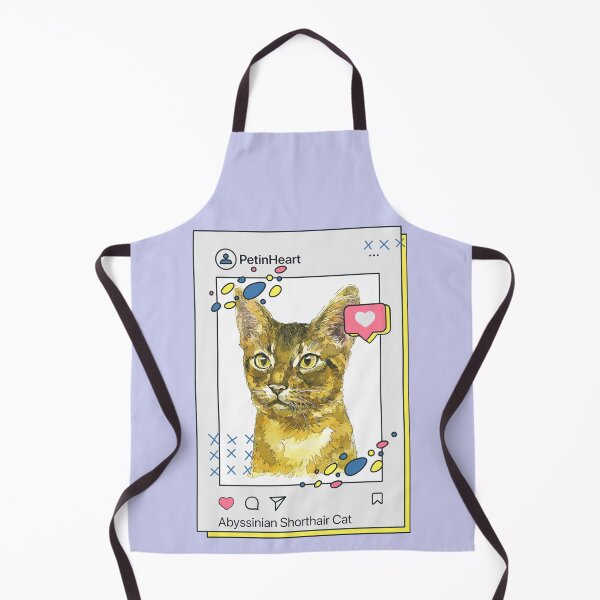 Item preview, Abyssinian Shorthair Cat Breed Watercolor Item-1 By PetinHeart designed and sold by PetinHeart.