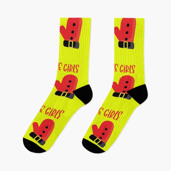 Item preview, Joy To The Girls Santa Gloves Boobs Funny Christmas Lyric Pun designed and sold by PunnyLyrics.