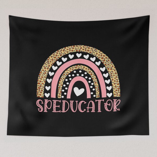 Item preview, SPED teacher, speducator heart, speducator rainbow designed and sold by frontvernacular.