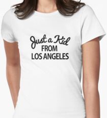 Just a kid from Los Angeles LA Women's Fitted T-Shirt