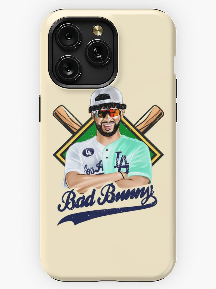 Bad Bunny in Los Angeles Baseball Jersey Sticker for Sale by OmoYolo