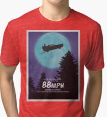 88mph (ET Movie Poster Parody) Tri-blend T-Shirt
