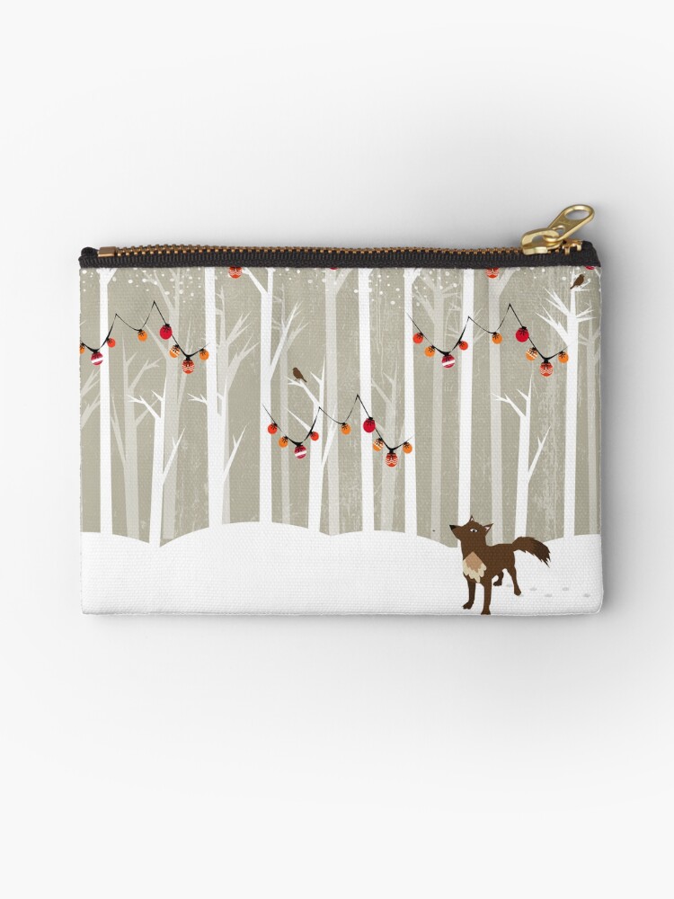 Thumbnail 1 of 4, Zipper Pouch, December designed and sold by Kakel.