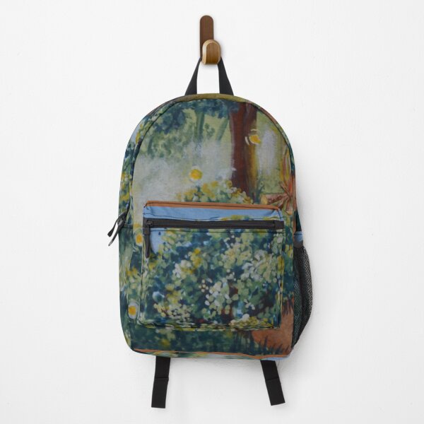 Item preview, The oak hut no. 1 - Secret garden - Gouache painting designed and sold by WanderingGraha.