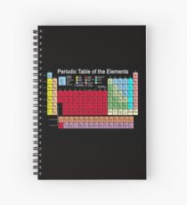 Cuaderno de espiral Tabla periódica de los Elementos actualizada