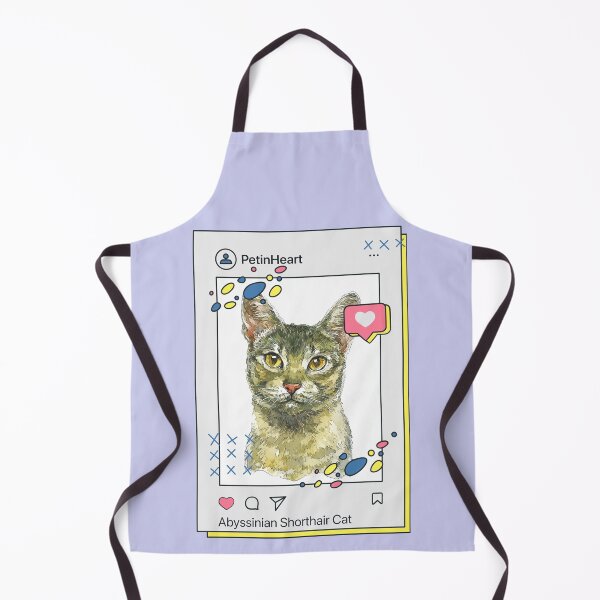 Item preview, Abyssinian Shorthair Cat Breed Watercolor Item-2 By PetinHeart designed and sold by PetinHeart.