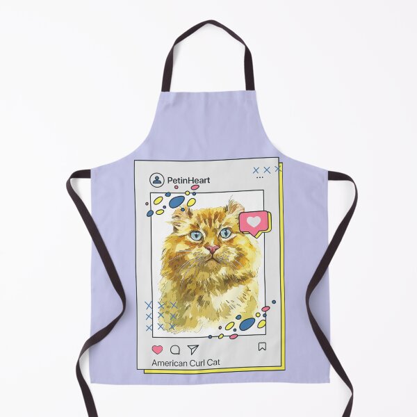 Item preview, American Curl Cat Breed Watercolor Item-3 By PetinHeart designed and sold by PetinHeart.