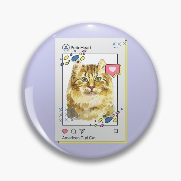 Artikelvorschau, American Curl Cat Breed Aquarell Item-4 von PetinHeart entworfen und verkauft von PetinHeart.