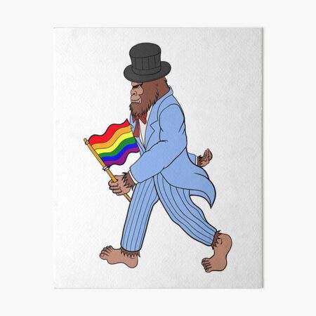 Bigfoot Gay Proud Of LGBT Rainbow Flag Aloha Hawaiian Shirts HO0856