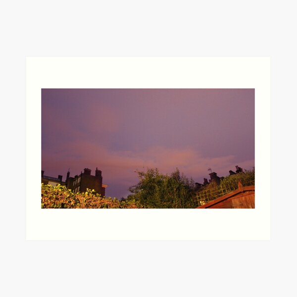 Misty sky Art Print