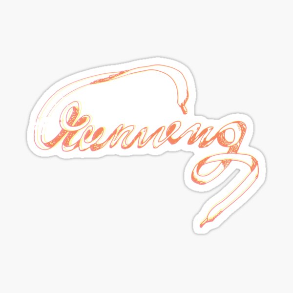 Running Sticker