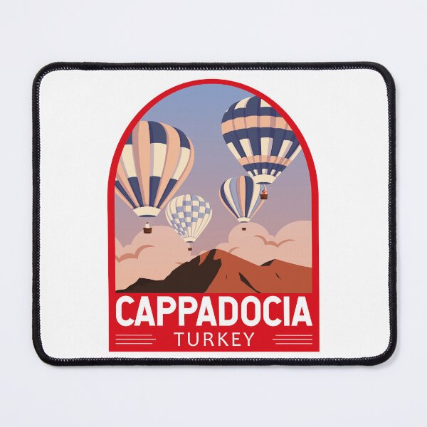 Item preview, Cappadocia Turkey Retro Emblem designed and sold by KrisSidDesigns.