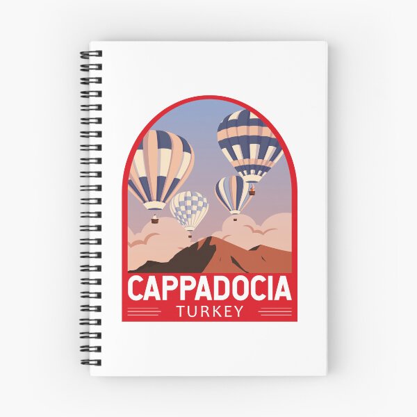 Item preview, Cappadocia Turkey Retro Emblem designed and sold by KrisSidDesigns.