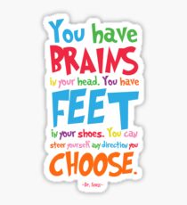 Oh! The Places You'll Go Dr. Seuss Sticker