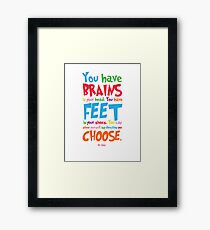 Oh! The Places You'll Go Dr. Seuss Framed Print
