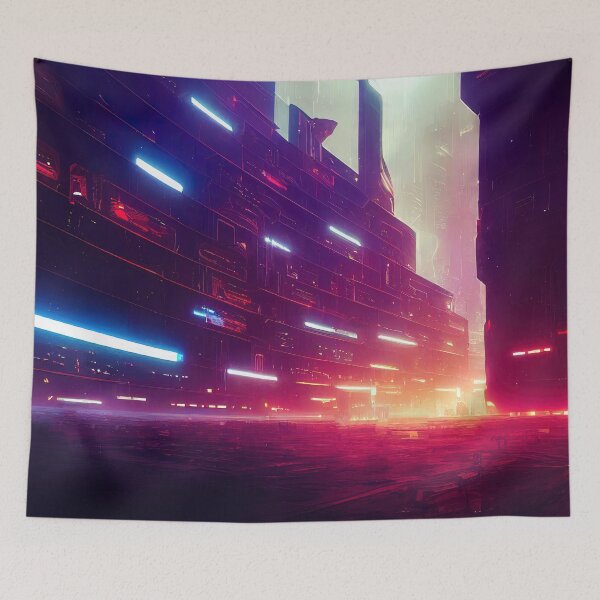Item preview, The Galactic City designed and sold by AM FineArtPrints.