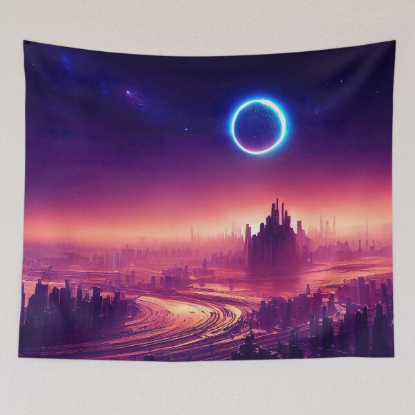Item preview, The Galactic City designed and sold by AM FineArtPrints.