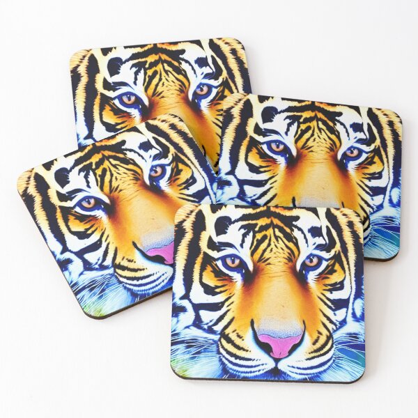 Item preview, Painted Tiger Head designed and sold by Jrw-Design.