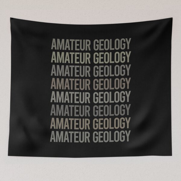 Artikelvorschau, Grey Text Art Amateur Geologie Geologe Rockhounding Rockhound Rock Collecting entworfen und verkauft von TarynBrown3126.