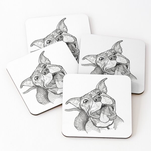 Item preview, Happy pit bull designed and sold by WatershipBound.