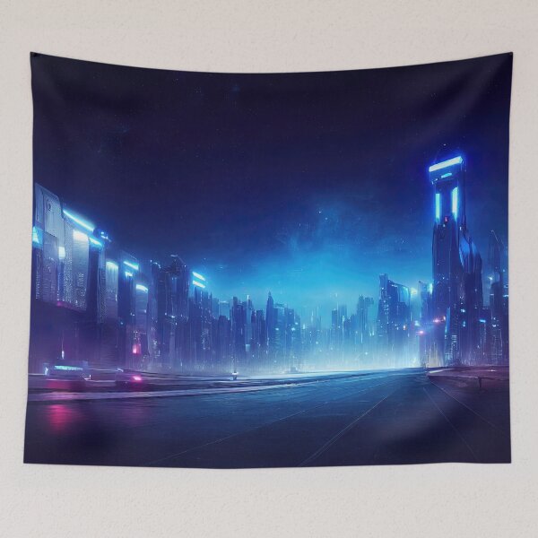 Item preview, The Galactic City designed and sold by AM FineArtPrints.