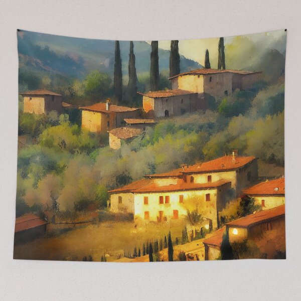 Item preview, Villages of Tuscany designed and sold by AM FineArtPrints.
