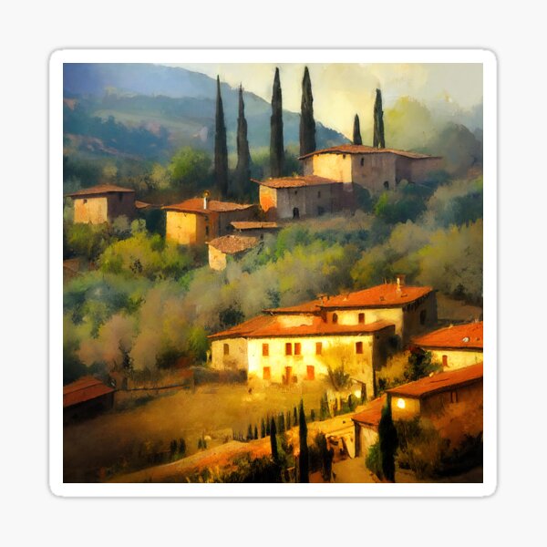 Item preview, Villages of Tuscany designed and sold by AM FineArtPrints.