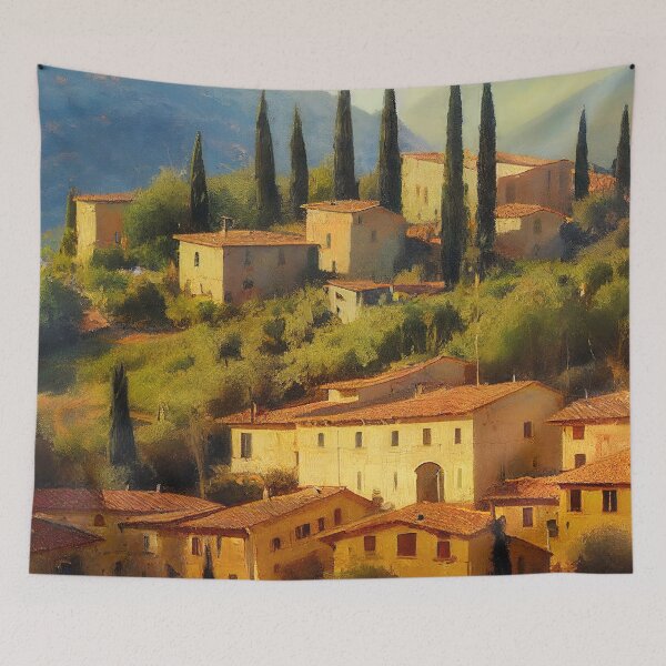 Item preview, Villages of Tuscany designed and sold by AM FineArtPrints.