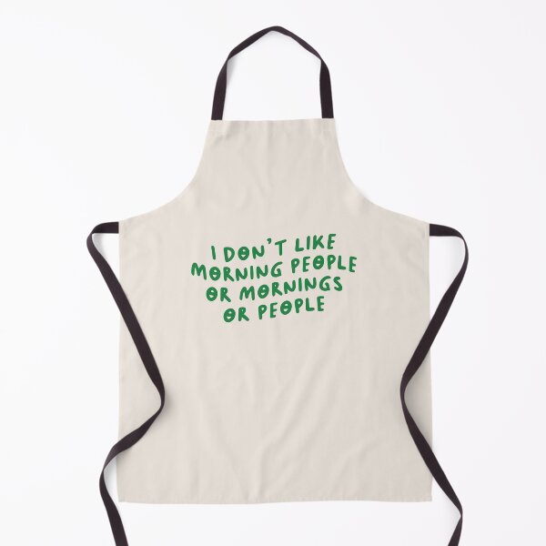 Item preview, I Don't Like Morning People or Mornings or People, Funny Saying designed and sold by Artestygraphic.