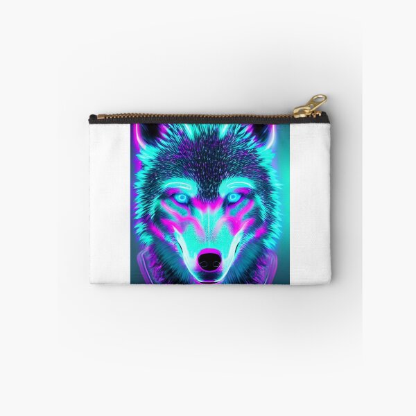 Item preview, Neon Cotton Candy Wolf designed and sold by Jrw-Design.