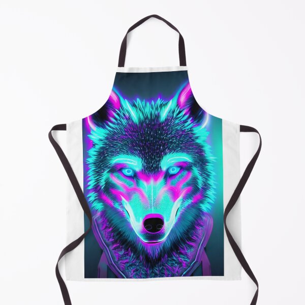 Item preview, Neon Cotton Candy Wolf designed and sold by Jrw-Design.