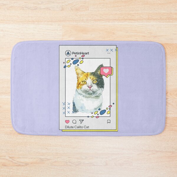 Item preview, Dilute Calito (Tortoiseshell) Cat Breed Watercolor Item-15 By PetinHeart designed and sold by PetinHeart.