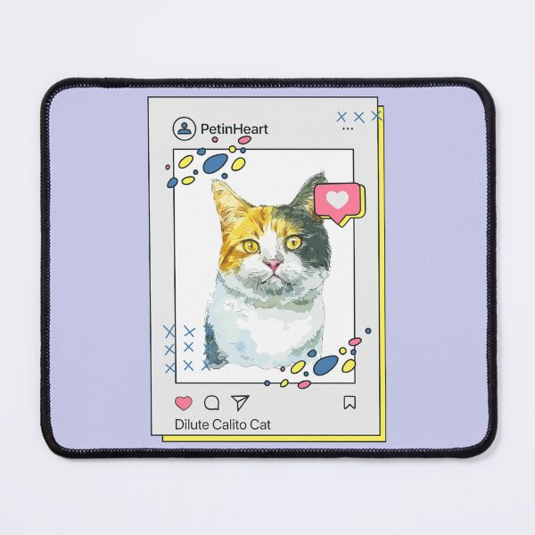 Item preview, Dilute Calito (Tortoiseshell) Cat Breed Watercolor Item-15 By PetinHeart designed and sold by PetinHeart.