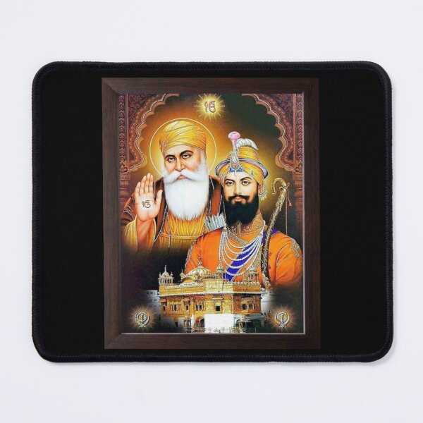 Item preview, Guru Nanak Dev Ji  Guru Gobind Singh ji  dhan guru nanak  baba ji  waheguru   designed and sold by KreedStoreone.
