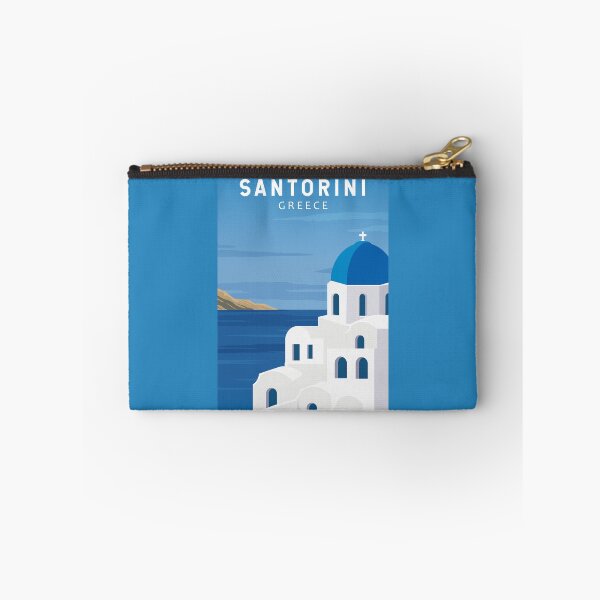 Item preview, Santorini Greece Retro Vintage designed and sold by KrisSidDesigns.