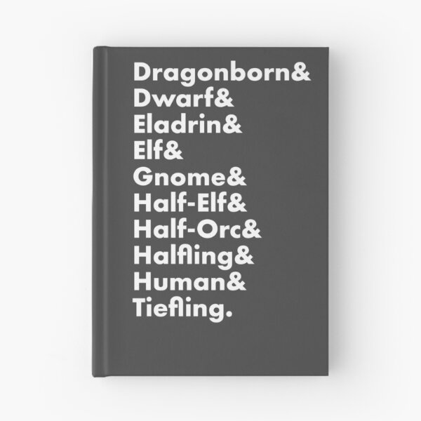 Item preview, Dungeons & Dragons Races designed and sold by kayesdoodles.