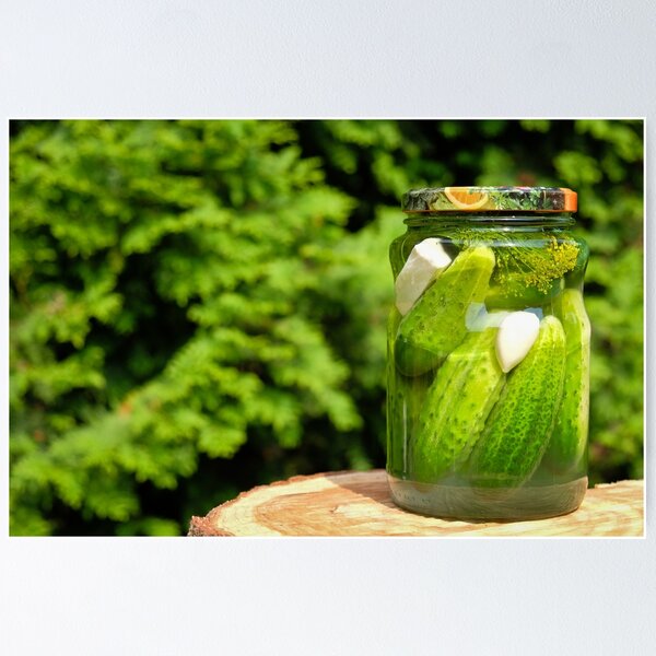 Item preview, Homemade pickled cucumber designed and sold by Claraveritas.
