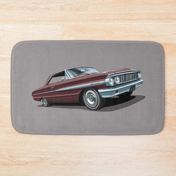 Item preview, 1964 Ford Galaxie 500 in vintage burgundy designed and sold by candc-retro.