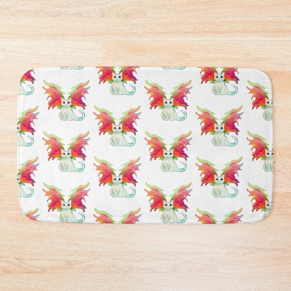 Item preview, cute cat animal with fantasy wing designed and sold by ShopThousand.