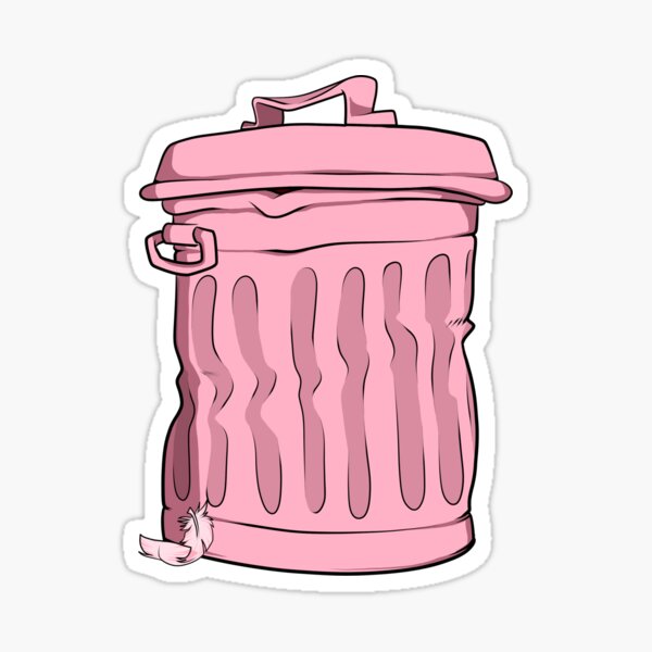 doflamingo in among us trash can be like