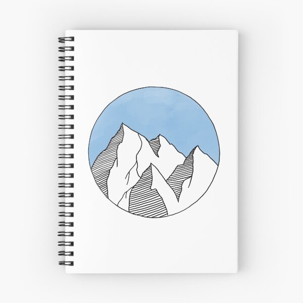 Item preview, Blue Mountain Circle designed and sold by Moxie Graphics.