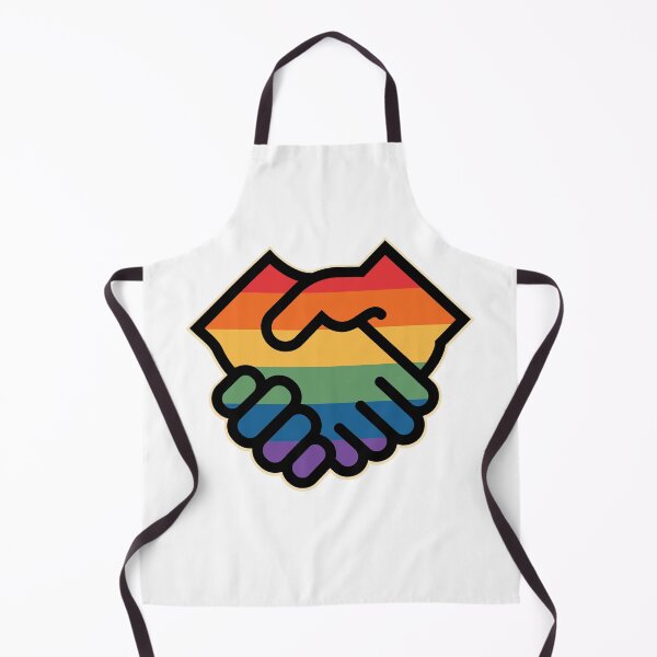 Item preview, Hands are shaking hands - Pride design for Gay Rights LGBTQ designed and sold by portokalis.