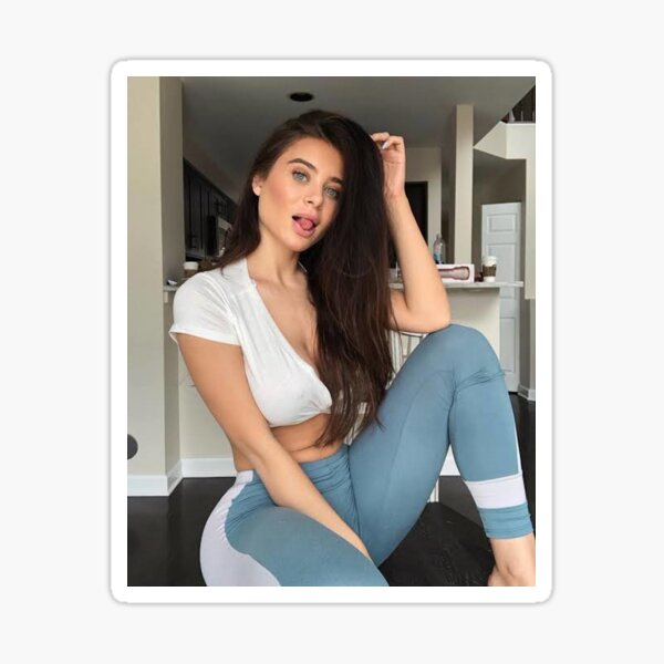 lana rhoades Pegatina
