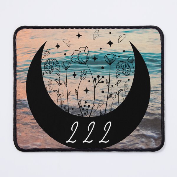 Item preview, 222 Floral Moon Shore designed and sold by ThatZenLife.