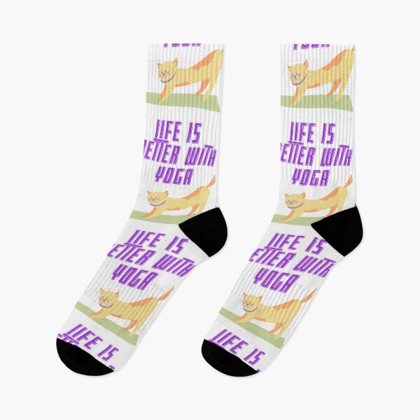 Item preview, Life is better with yoga designed and sold by MYWMC.