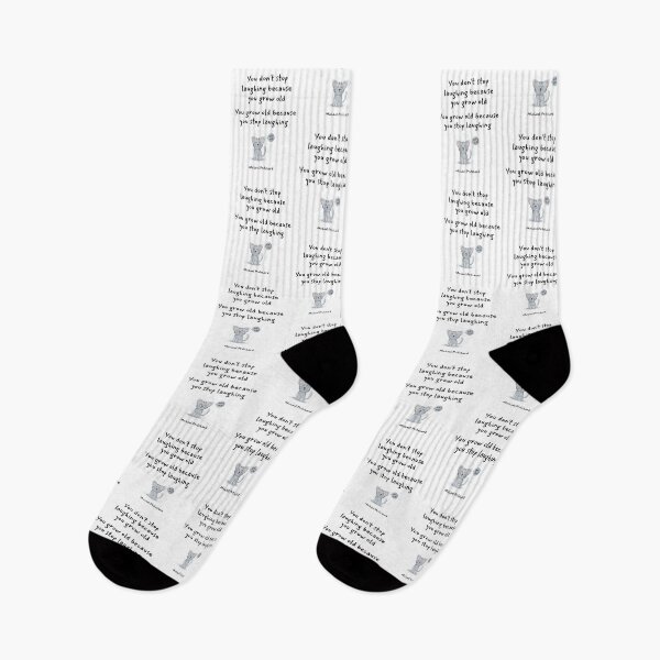 Item preview, You dont stop laughing because you grow old. You grow old because you stop laughing. Michael Pritchard designed and sold by LifeWisdom.