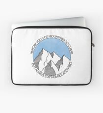 Funda para portátil Siempre quédate en las montañas humildes y amables