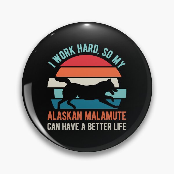 Item preview, Funny Alaskan Malamute Dog designed and sold by artworkbyrihen.