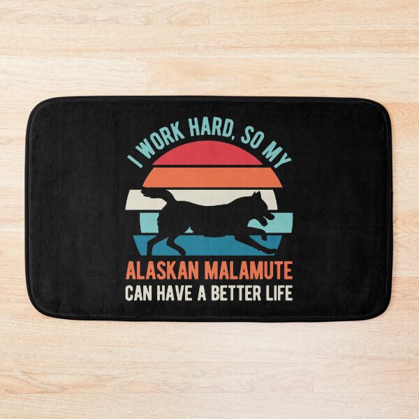 Item preview, Funny Alaskan Malamute Dog designed and sold by artworkbyrihen.
